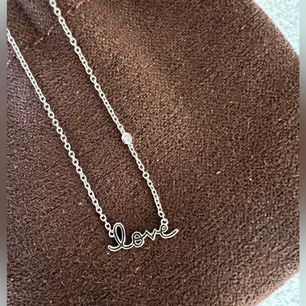 Shy by Sydney Evan “Love” Necklace